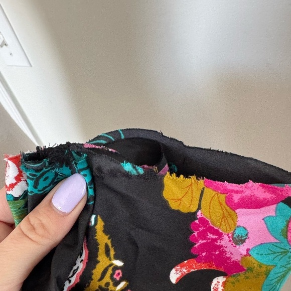 Natori Vibrant Floral Sleeveless satin slip Dress S y2k - Picture 7 of 7